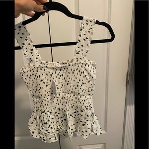 Elodie White Summer Blouse / Tank Top - New With Tags!